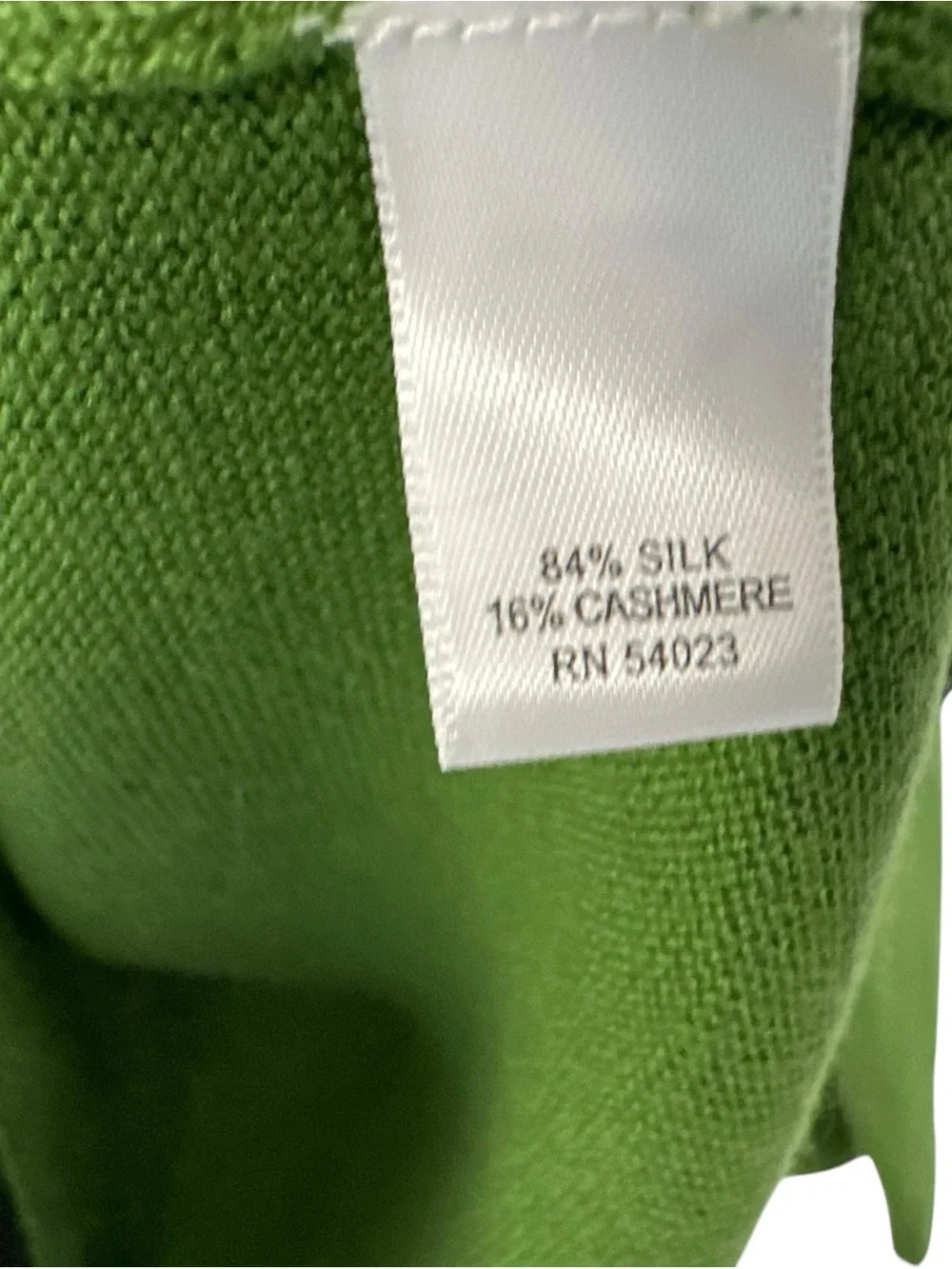 BANANA REPUBLIC Mens Silk Cashmere Crewneck Sweater Sz XL Green Long Sleeve